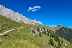 Ausblick von der Rotmoosalm