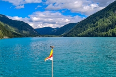 Am Weissensee in Stockenboi, Kärnten, Österreich