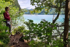 Am Weissensee in Stockenboi, Kärnten, Österreich