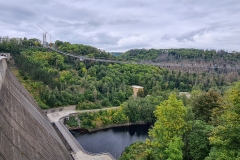 Hängebrücke an der Rapbode-Talsperre