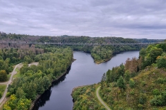 Hängebrücke an der Rapbode-Talsperre