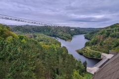 Hängebrücke an der Rapbode-Talsperre