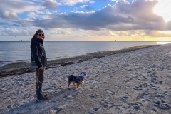 Spaziergang an der Ostsee in Pelzerhaken