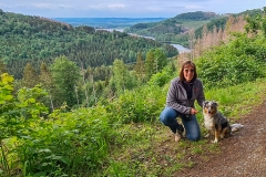 Spaziergang im Harz bei Goslar am Granetalstausee