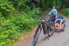 Radtour im Harz bei Goslar um den Granetalstausee und den Innerstestausee