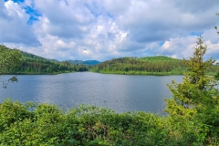 Radtour im Harz bei Goslar um den Granetalstausee und den Innerstestausee