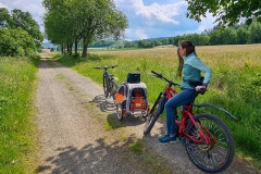 Radtour im Harz bei Goslar um den Granetalstausee und den Innerstestausee