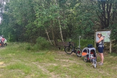 Pause in der Lüneburger Heide