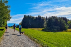 Erster kleiner Spaziergang in Lechbruck a.S.