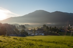 Sonnenaufgang am Wilden Kaiser in Söll