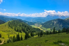 Ausblick von der Dr. Heinrich Hackl Hütte