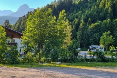 Unser "Parkplatz" in Zaglau