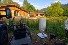 Ausblick vom Kaisercamp in Scheffau