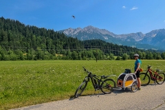 Fahrt durchs Wilder Kaiser Tal nach Söll