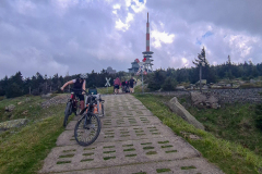 Blick zum Brocken-Gipfel